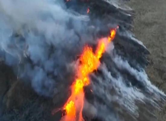 Iceland volcano erupts for third time in 3 years
