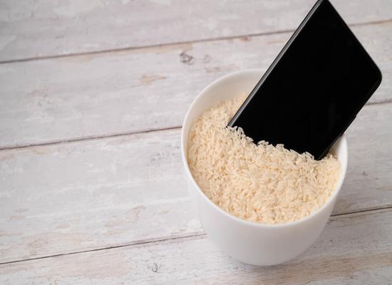 Apple says don't put wet iPhones in rice. Here's what to do instead.