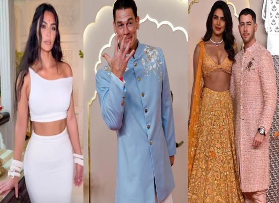 See photos of stars showing up for lavish Ambani wedding festivities