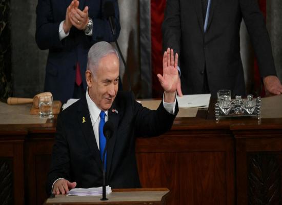 Netanyahu thanks U.S. for support, calls protesters 