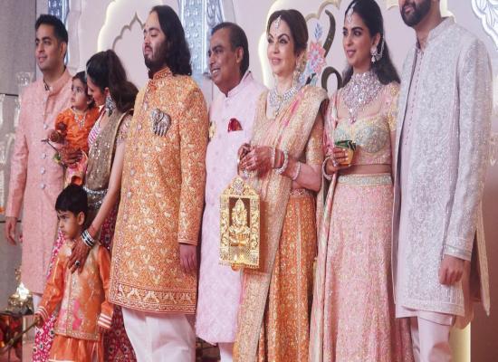 Son of Asia's richest man gets married in extravagant wedding