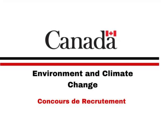 ECCC Canada Concours de Recrutement avec des Salaires Jusqu’à 129.017$/an