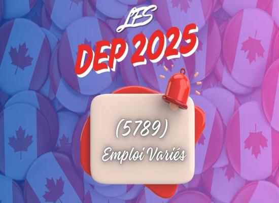 DEP 2025 : Plus de 5 700 Offres d’Emploi Sélectionnées à Votre Portée