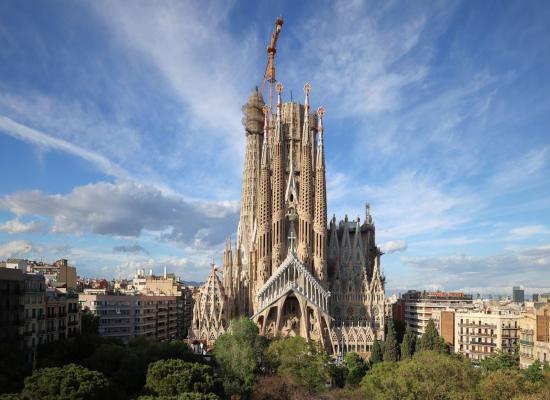 Sagrada Familia nears completion as towers are crowned