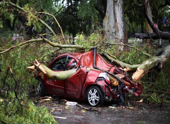 Flooding and storms as extreme weather hits countries around the world