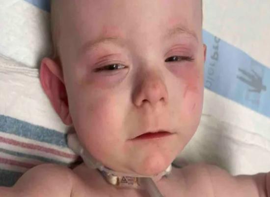 Police raid on 'wrong house' left sick baby with burns, mum claims