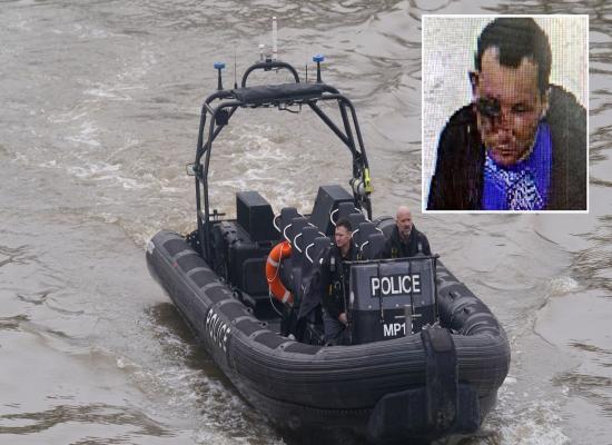 Police search Thames for chemical attack suspect's body