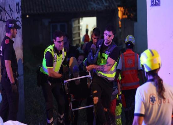 Two killed and at least 12 injured after building collapses on beach in Majorca