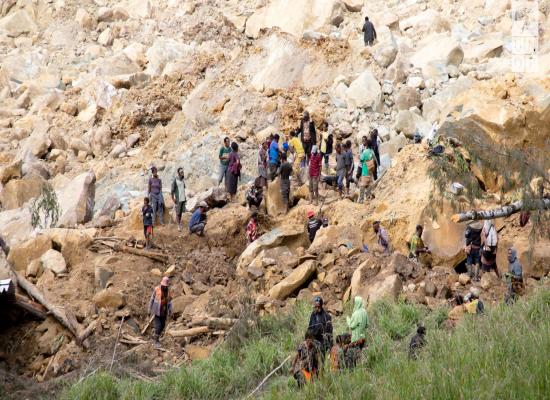 Evacuation order as fears of another landslide grow - more than 2,000 buried in initial rockfall