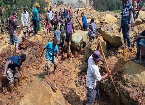 More than 2,000 people buried alive in landslide - as 'major destruction' hampers rescue efforts