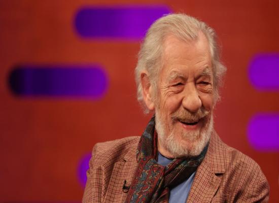 Sir Ian McKellen 'in good spirits' after falling off stage during Shakespearean fight scene