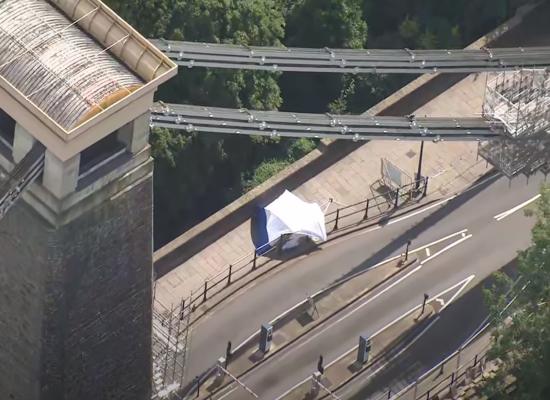 Man arrested by armed police over human remains found in Bristol and London