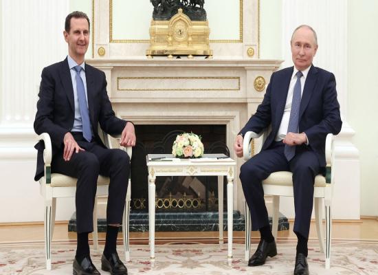 Syrian president makes surprise visit to Russia