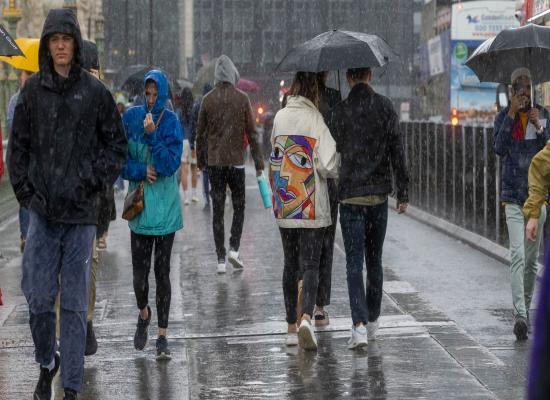 Heavy downpours set to batter parts of UK as yellow warnings for rain issued