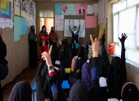 From the Field: Literacy classes for Afghan girls and women