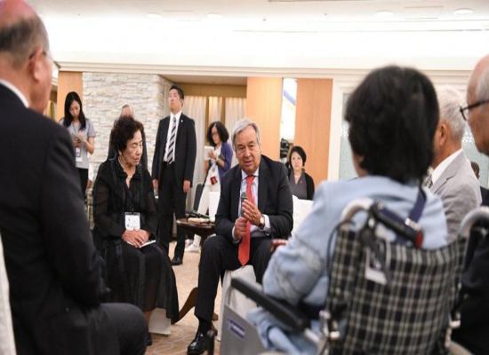 Guterres congratulates Japanese anti-nuclear group on Nobel Peace Prize win