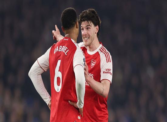 Declan Rice and Gabriel among eight Arsenal players missing in training ahead of Mansfield