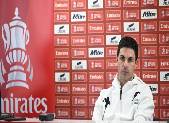 Every word Mikel Arteta said on Mansfield Town vs Arsenal, Saliba, cup aims and pitch conditions