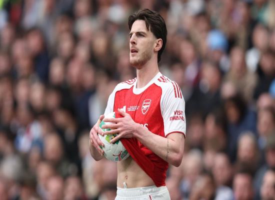 Declan Rice pens emotional Arsenal message after Carabao Cup final heartbreak vs Man City