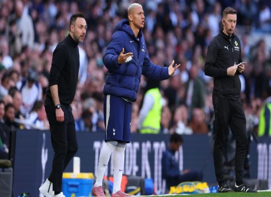 Roberto De Zerbi explains why he loves Tottenham striker Richarlison's face