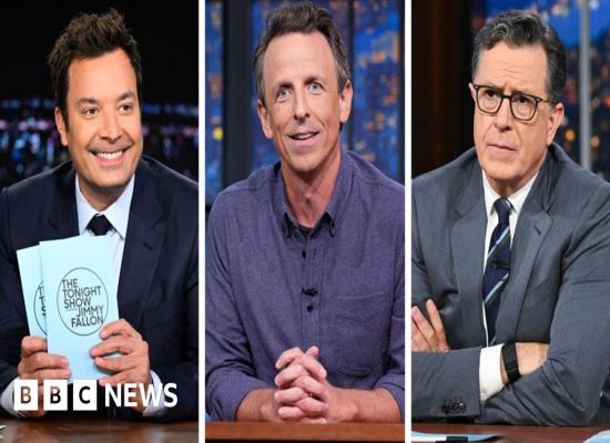 US TV hosts back Kimmel as Trump threatens TV networks