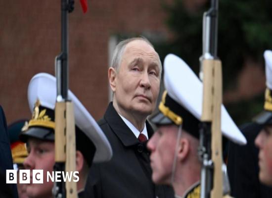 Putin denounces Nato at scaled-back Victory Day parade