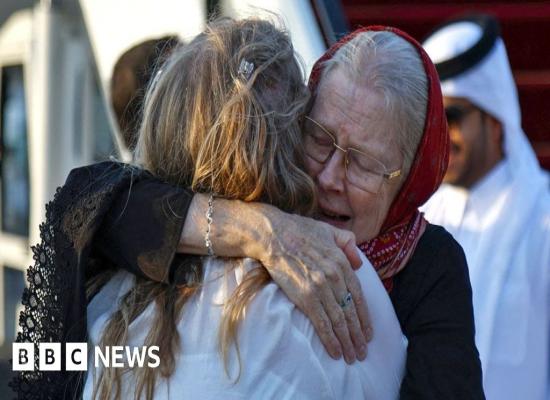 British couple freed by Taliban hug daughter in emotional reunion