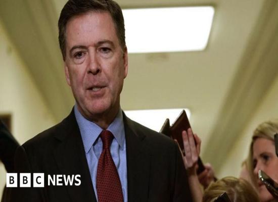 Comey surrenders over charge of threatening Trump's life in Instagram post