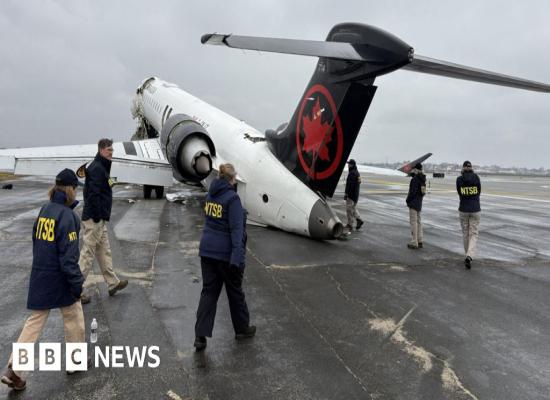 'Like the plane got cut in half': LaGuardia crash that killed two pilots now under investigation