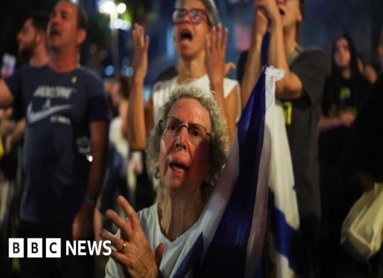Israelis praise Trump at huge rally ahead of expected hostage release by Hamas in Gaza