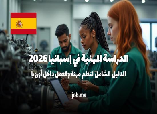 الدراسة المهنية في إسبانيا 2026: دليل شامل لتعلم مهنة والعمل داخل أوروبا