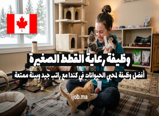 وظيفة في كندا لرعاية القطط الصغيرة | فرصة عمل قد تصل إلى 10,000 دولار