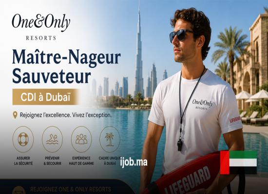 Maître-Nageur Sauveteur – CDI à Dubaï | One & Only Resorts