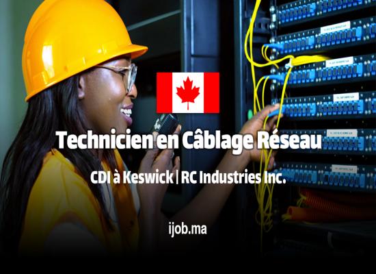 Technicien en Câblage Réseau à Keswick : Rejoignez RC Industries Inc. pour une Carrière Épanouissante