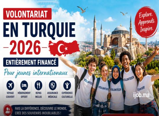 Volontariat en Turquie 2026 entièrement financé pour jeunes internationaux
