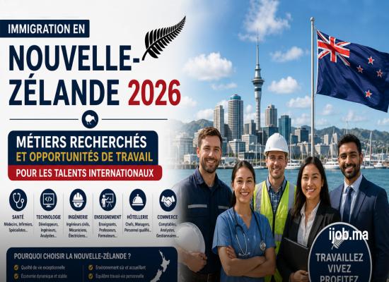 Immigration en Nouvelle-Zélande 2026 : métiers recherchés et opportunités de travail pour les talents internationaux