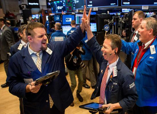 Dow is little changed after briefly topping 40,000 for the first time ever: Live updates