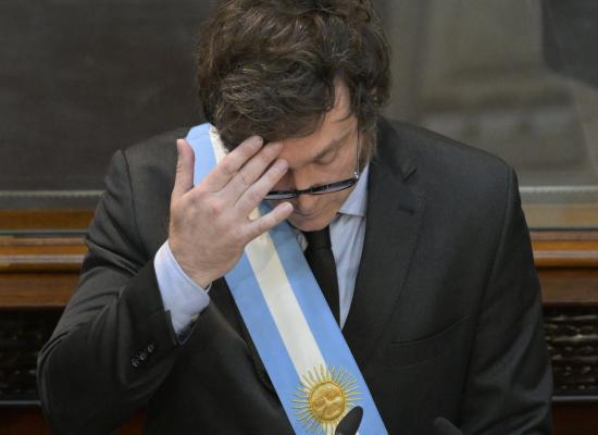 Argentina’s Milei accused of double standards in a scandal over a 48% pay raise