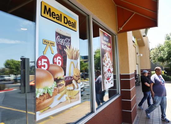 Fast-food chains battle for low-income diners with summer value meals