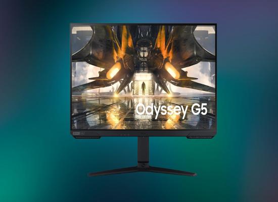 -20 % sur le Samsung Odyssey G5 de 27 pouces, un écran PC gamer en WQHD et à 165 Hz