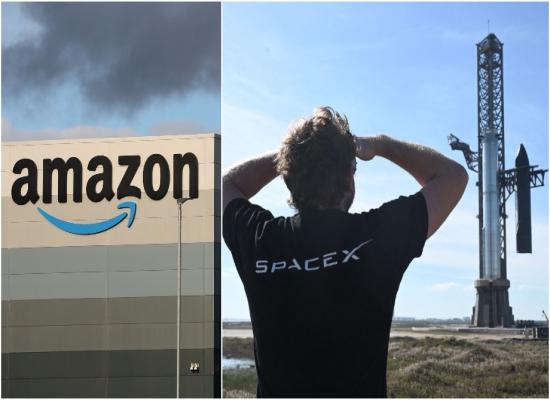 Amazon se tourne vers son rival pour lancer ses satellites dans l’espace… SpaceX