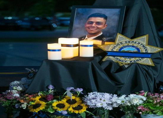 ‘Jonah’s heart radiated’: Hundreds mourn fallen Fairway police officer at vigil, parade