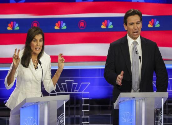 Fourth US Republican debate pits Haley vs. DeSantis for No. 2 spot in White House race