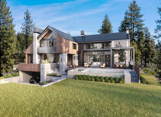 Tesla Cybertruck included in $12.75M price of cutting-edge, solar-powered home near Tahoe