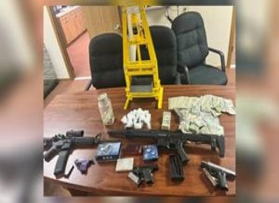 Man arrested after drugs, cash, guns recovered during drug task force warrant