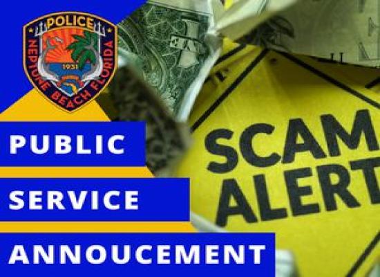 Neptune Beach PD issues scam alert: Beware of law enforcement impersonators