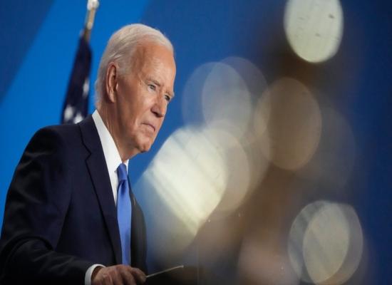 Biden reacts to attack on Trump