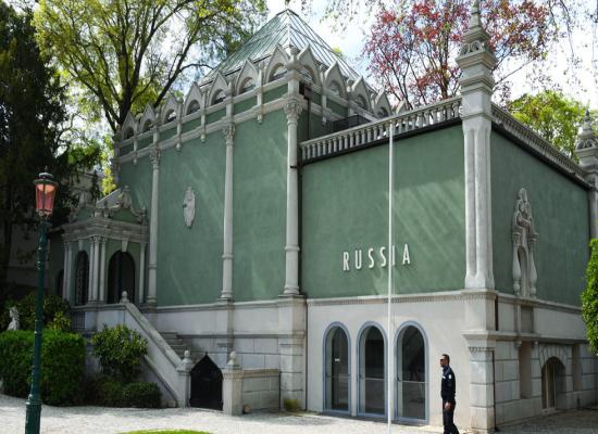 EU threatens to cut Venice Biennale funding over Russian return
