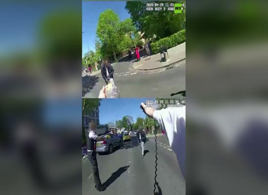 UK police release bodycam footage of anti-Semitic stabbing attack (VIDEO)