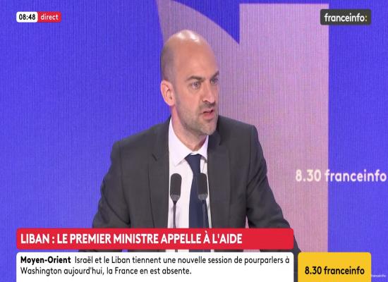 Jean-Noël Barrot presse Israël de changer de cap, des sanctions européennes en vue